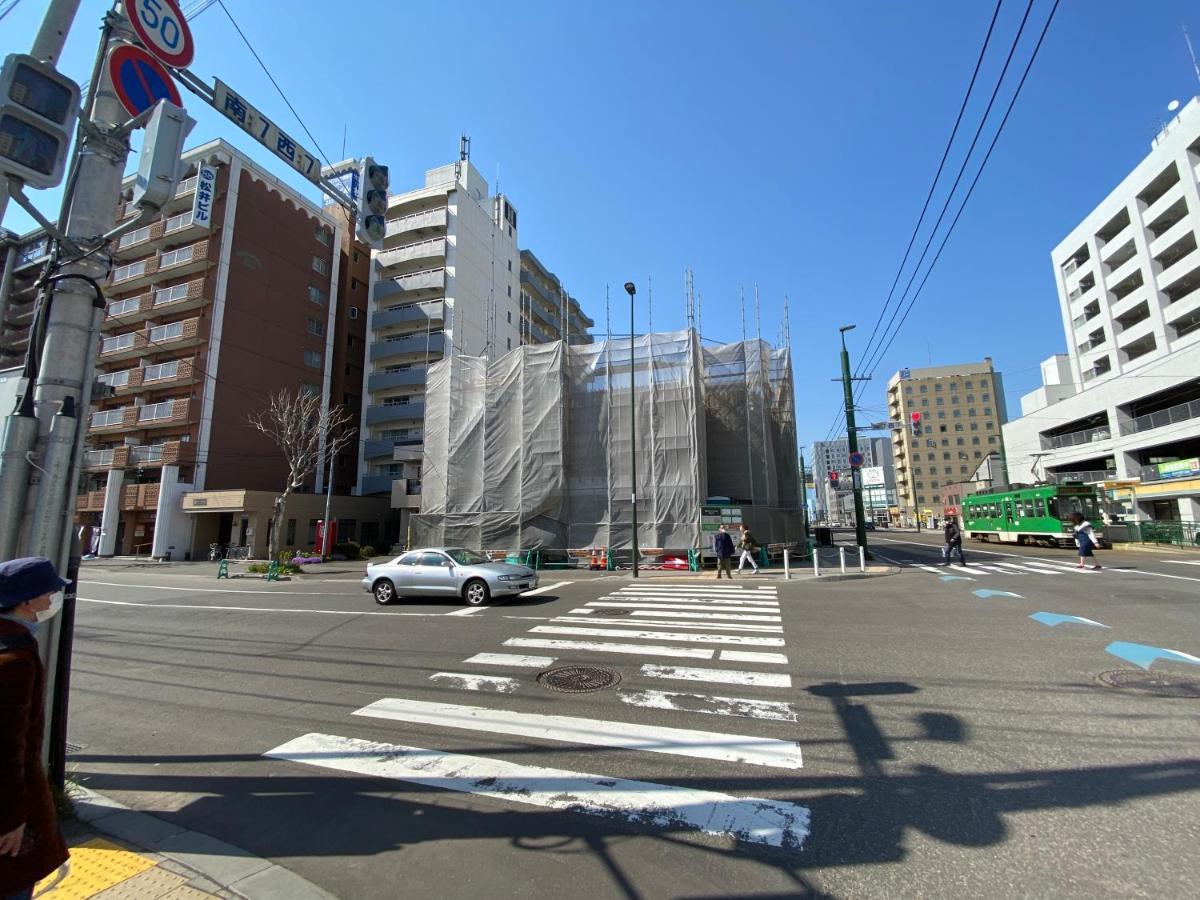 M88303スーペリアルーム最大7名 東本願寺駅前 すすきのエリア 観光食事好立地 Apartment Sapporo Exterior foto